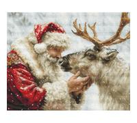 Luca-S Kreuzstich-Set Gold - Die Wärme der Freundschaft B709 Kreuzstich-Set nach Zählmuster für Erwachsene, Handarbeits- und Stickset