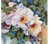 Luca-S Kreuzstich Set Rosen Zählmuster, Multifarbig