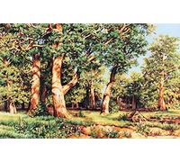Luca-S Kreuzstichset Eichenwald – Schischkin, Zählmuster 71×45 cm