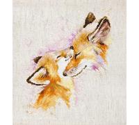 Luca-S Kreuzstichset "Fuchsliebe", Zählmuster, 20x22,5cm
