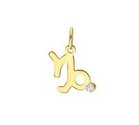 Lucardi Anhänger 9 carat - Steinbock Damen