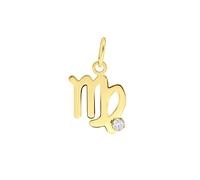 Lucardi Anhänger 9 carat - Steinbock Jungfrau Damen
