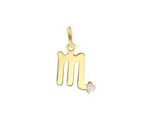 Lucardi Anhänger 9 carat - Steinbock Skorpion Damen