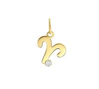 Lucardi Anhänger 9 carat - Steinbock Widder Damen