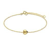 Lucardi Armband 585 Gold 18.50 cm - Gelbgold legiert Damen