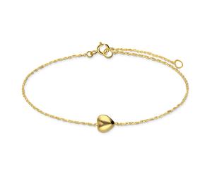 Lucardi Armband 585 Gold 18.50 cm - Gelbgold legiert Damen
