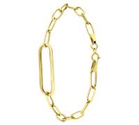 Lucardi Armband 585 Gold 19 cm - Gelbgold legiert Damen