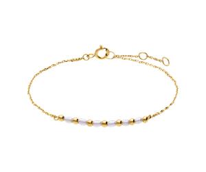 Lucardi Armband 585 Gold 20 cm - Gelbgold Damen