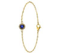 Lucardi Armband Stahl 20 cm - Gelbgold Damen