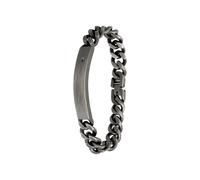 Lucardi Armband Stahl - silbern Damen