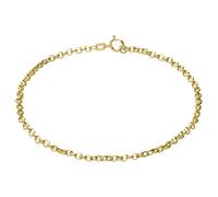 Lucardi - Damen - Armband - 585 Gold - Gelbgold - 17 cm - Nickelfrei