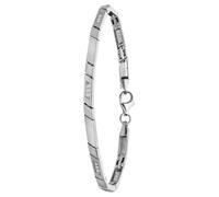 Lucardi - Damen Armband mit Armreif und Plattierung - Tier - Schmuck - Geschenke für Frauen - Silber