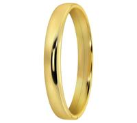 Lucardi - Damen - Armreif mit Plattierung - Armband - 925 Silber - Keine Stein - Gelbgold legiert - 62 mm - Nickelfrei
