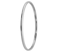 Lucardi - Damen - Armreif mit Plattierung - Armband - 925 Silber - Keine Stein - Silber - 58 mm - Nickelfrei