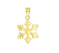 Lucardi - Anhänger 585 Gold - goldfarbig Charms & Kettenanhänger 1 ct Damen