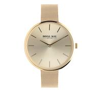 Lucardi - Damen Donna Mae Uhr mit Armband aus Mesh, goldfarben - Uhr - Stahl - Gelbgold legiert - 38 mm