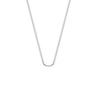 Lucardi - Damen Halskette mit Plattierung - Schmuck - Geschenk Silber