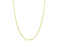 Lucardi - Damen Halskette mit Plattierung - Schmuck - Geschenke für Frauen - Gold