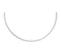 Lucardi - Damen Halskette mit Plattierung - Schmuck - Geschenke für Frauen - Silber