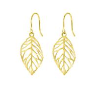 Lucardi Ohrringe 585 Gold - Gelbgold legiert Damen