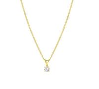 Lucardi - Damen Plattierte Halskette mit Armreif - Schmuck - Geschenke für Frauen - Gold