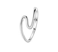 Lucardi - Damen Plattierter Ring - Schmuck - Geschenke für Frauen - Silber