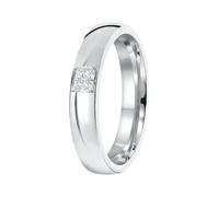 Lucardi - Damen Plattierter Ring - Schmuck - Geschenke für Frauen - Silber