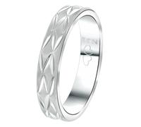 Lucardi - Damen Plattierter Ring - Schmuck - Geschenke für Frauen - Silber