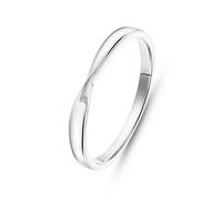Lucardi - Damen Plattierter Ring - Schmuck - Geschenke für Frauen - Silber