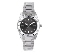 Lucardi - Damen Regal Damen-Armbanduhr mit Armband aus Edelstahl - Uhr - Stahl - Silberfarbig - 30 mm