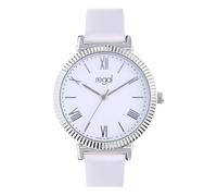 Lucardi - Damen Regal Uhr, Pantone, Farbe Weiss - Uhr - PU-Leder - Weiss