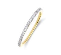 Lucardi - Damen - Ring - 585 Gold - Gelbgold - 15/47 mm - Nickelfrei