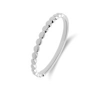 Lucardi - Damen - Ring - 585 Gold - Weißgold - 17/53 mm - Nickelfrei