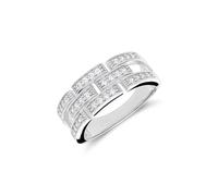 Lucardi - Damen - Ring - 925 Silber - Silberfarbig - 20/63 mm - Nickelfrei