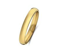 Lucardi - Damen Ring aus Edelstahl, 3 mm - Ring - Stahl - Silberfarbig - 15/47 mm - Nickelfrei