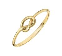Lucardi - Damen Ring - Rechteckig - Schmuck - Geschenke für Frauen - Gold