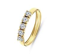 Lucardi - Damen Ring - Schmuck - Geschenk Gold