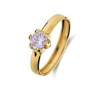Lucardi - Damen Ring - Schmuck - Geschenk Gold