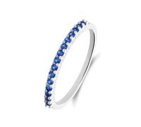 Lucardi - Damen Silberner Ring mit Zirkonia für Damen - Ring - 925 Silber - Silberfarbig - 18.50/58 mm - Nickelfrei