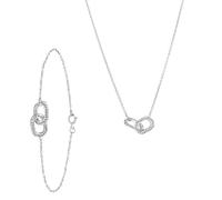 Lucardi Geschenkset 925 Silber - 45.0 Damen