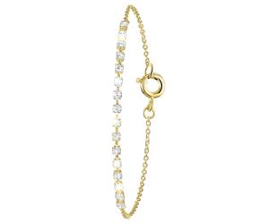 Lucardi Gold - Weiß 21.0mm Damen