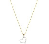 Lucardi Halskette 585 Gold 45cm -goldfarbig Damen