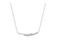 Lucardi Halskette 925 Silber 42cm -silbern Damen