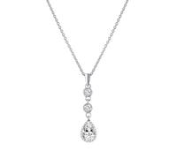 Lucardi Halskette 925 Silber 45cm -silbern Damen