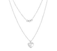 Lucardi Halskette 925 Silber 45cm -silbern Damen