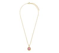 Lucardi Halskette Stahl 45 cm - Gelbgold Damen