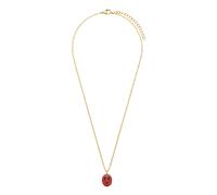 Lucardi Halskette Stahl 45 cm - Gelbgold Damen