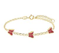Lucardi - Kinder - Armband - 585 Gold - Gelbgold - 15 cm - Nickelfrei