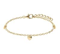 Lucardi - Kinder - Armband - 925 Silber - Gelbgold legiert - 20 cm - Nickelfrei