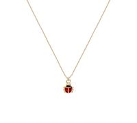 Lucardi - Kinder - Halskette - 925 Silber - Gelbgold legiert - 38 cm - Nickelfrei